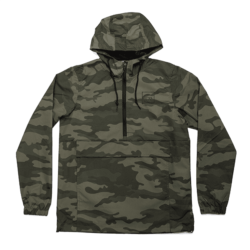 Alternative view of Square Logo Anorak Jacket- Forest Camo
