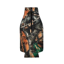 Alternative view of Bottle Koozie- Forest Camo