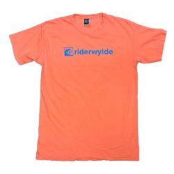 Alternative view of Riderwylde Classic Logo T Shirt- Neon Coral