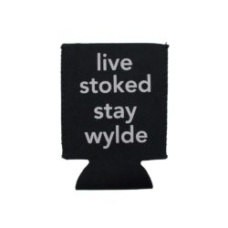 Alternative view of Can Koozie- Black with Grey