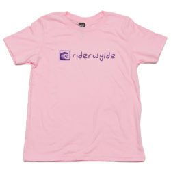Alternative view of Handwritten Classic Logo Kids T Shirt- Pink